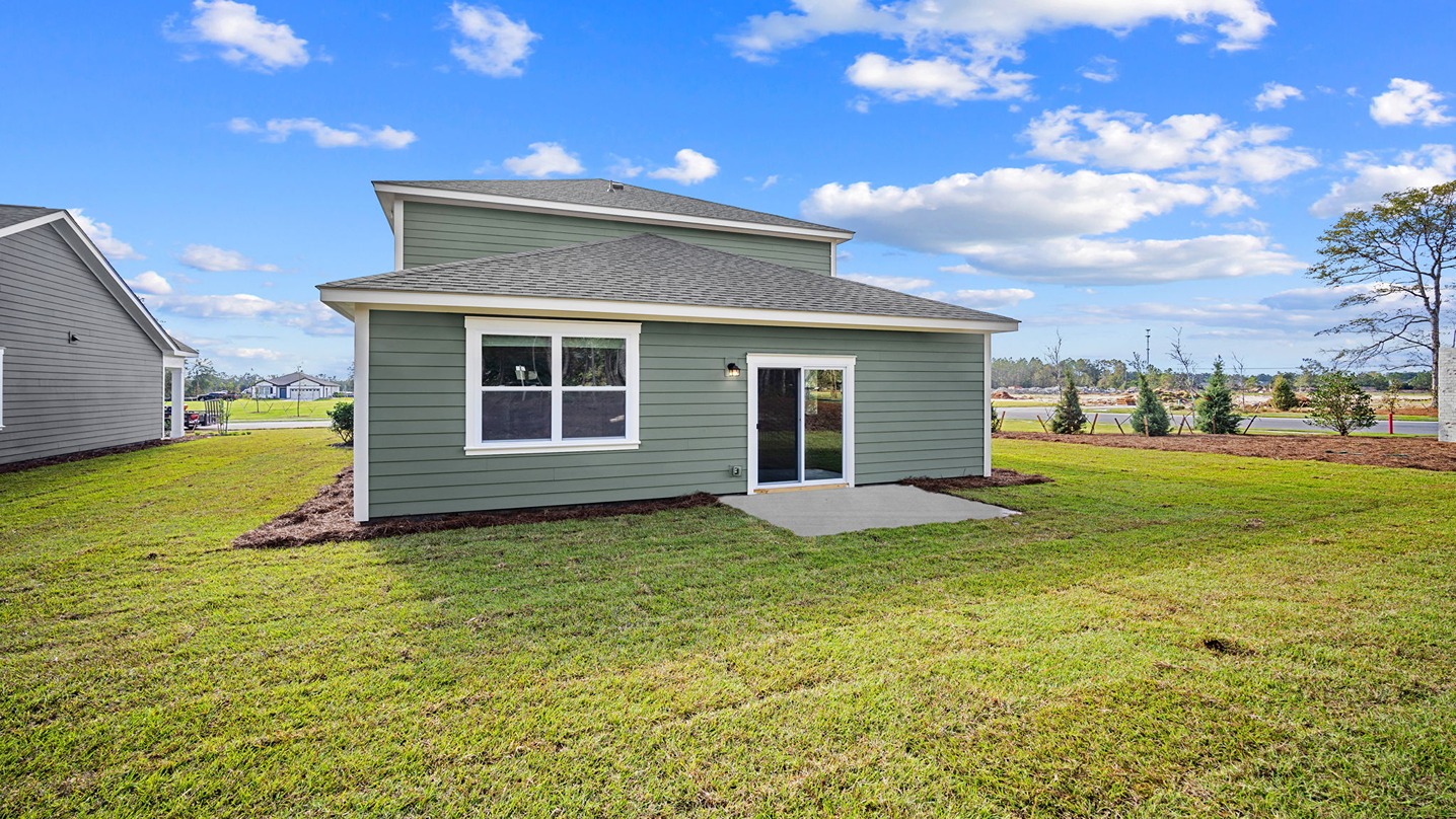 Manning C rear of home