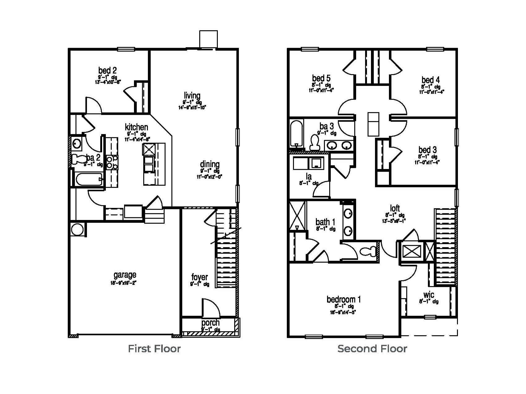 Robie Floor plan