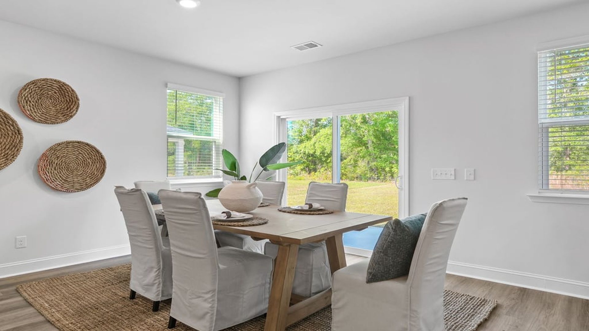 Open Dining room natural light