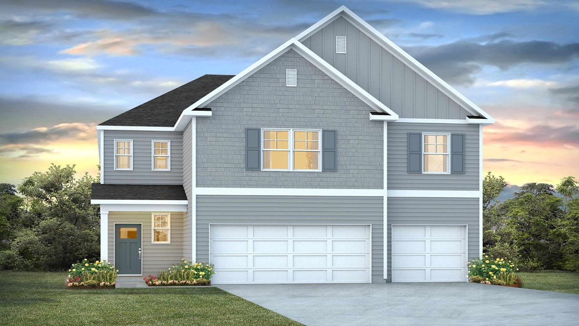 Guliford floor plan by DR Horton in Laurel Grove