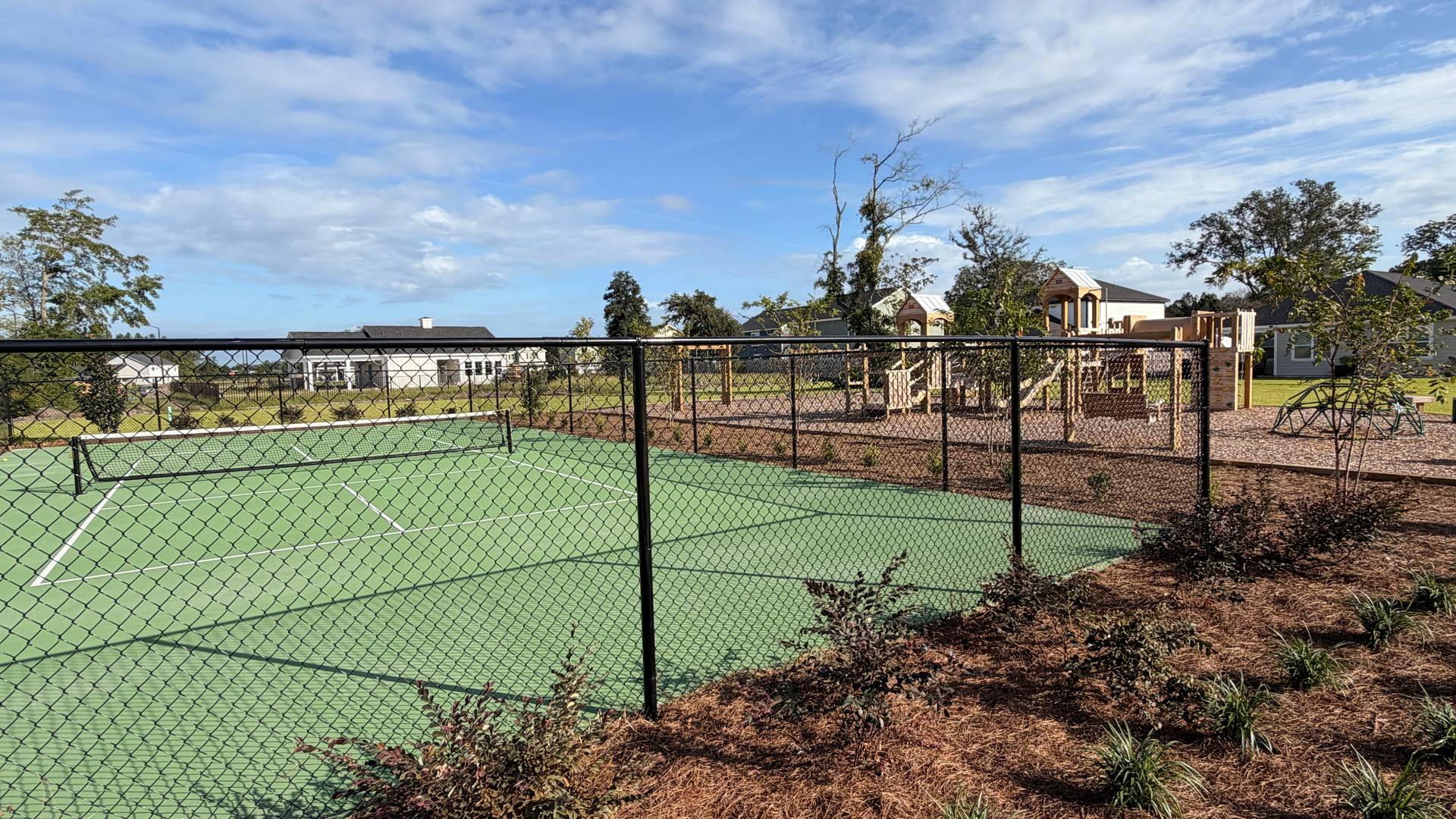 Outdoor pickleball courts at Laurel Grove in Guyton, GA