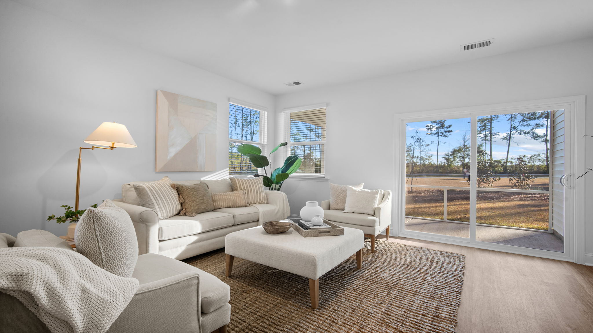 Living area with seating