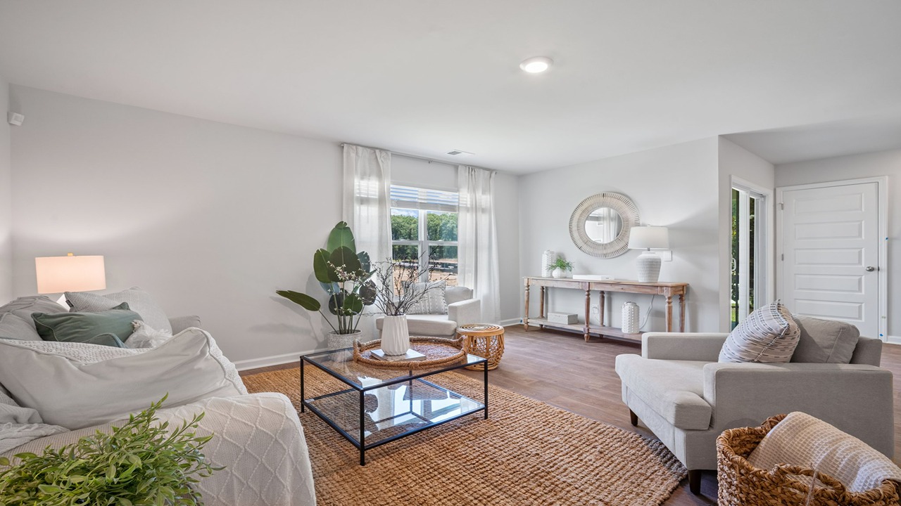 living room to patio door
