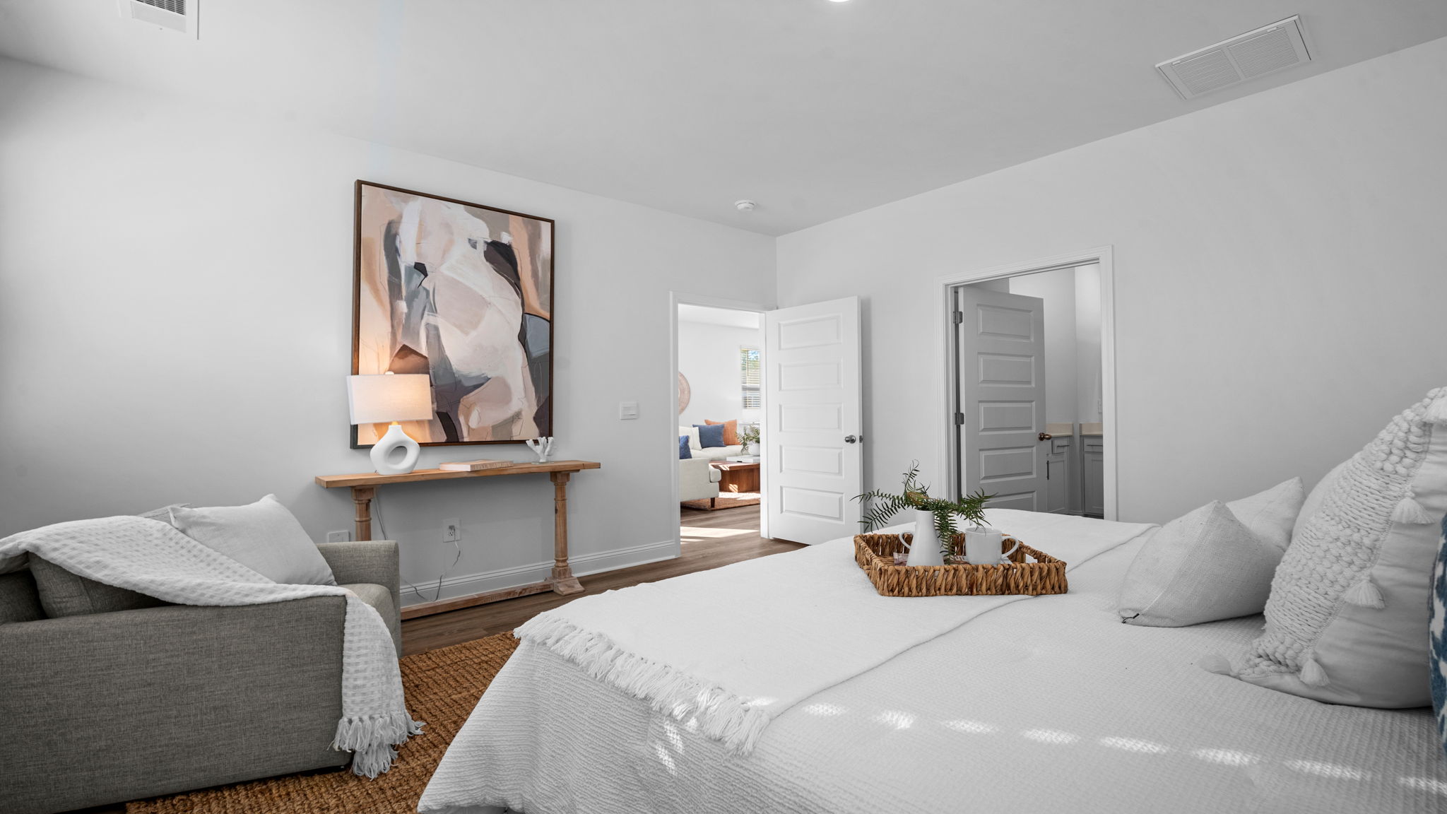 Primary bedroom view from inside the room