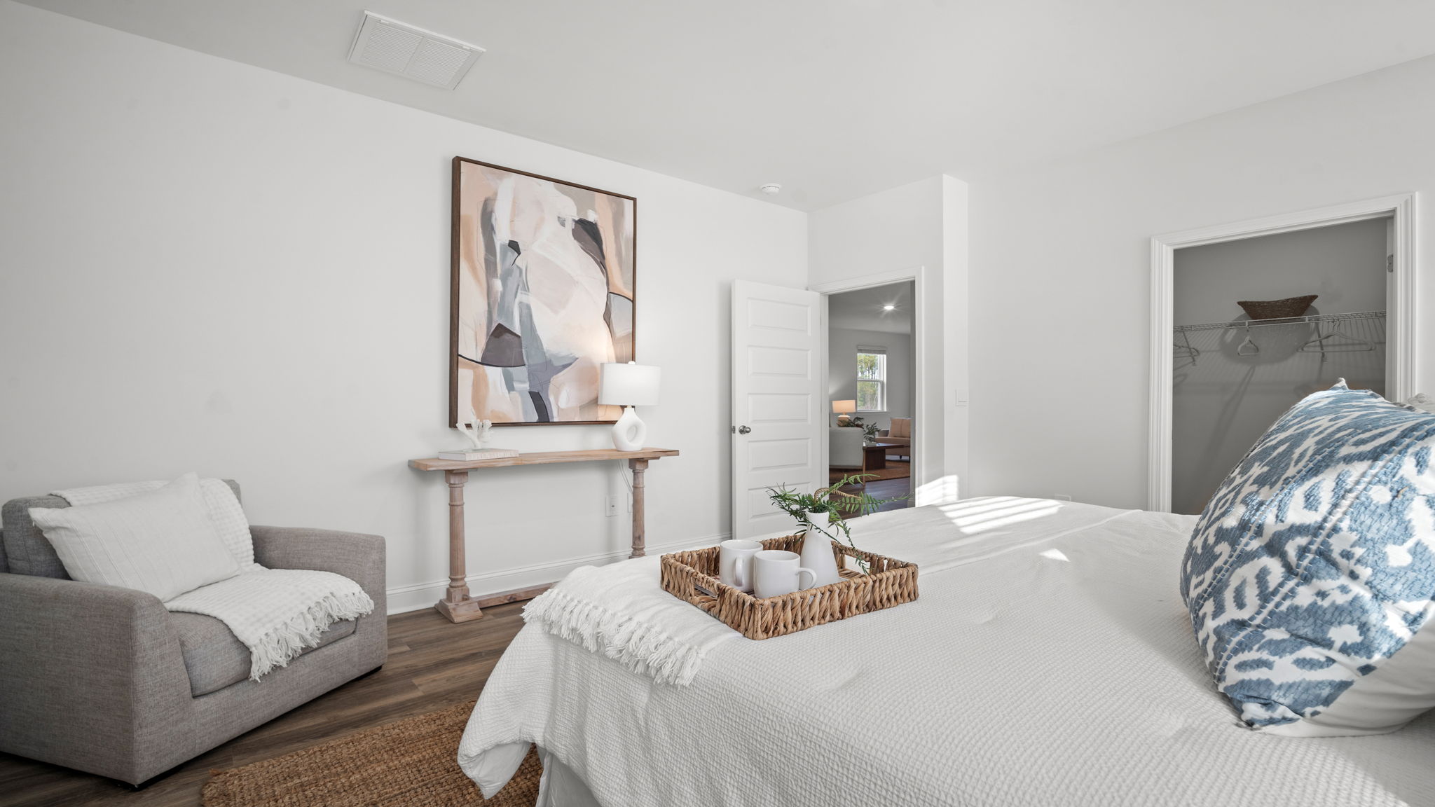 Primary bedroom view from inside the room