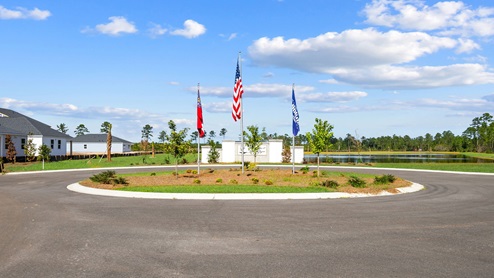 Front entrance of community