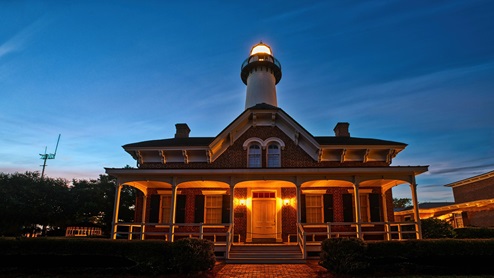 st. simon island lighthouse