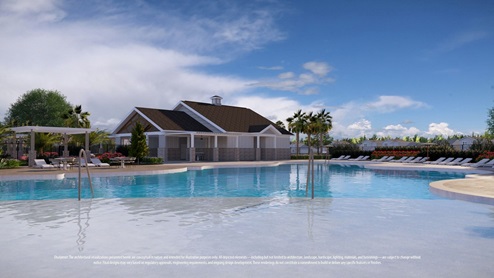 rendering of pool