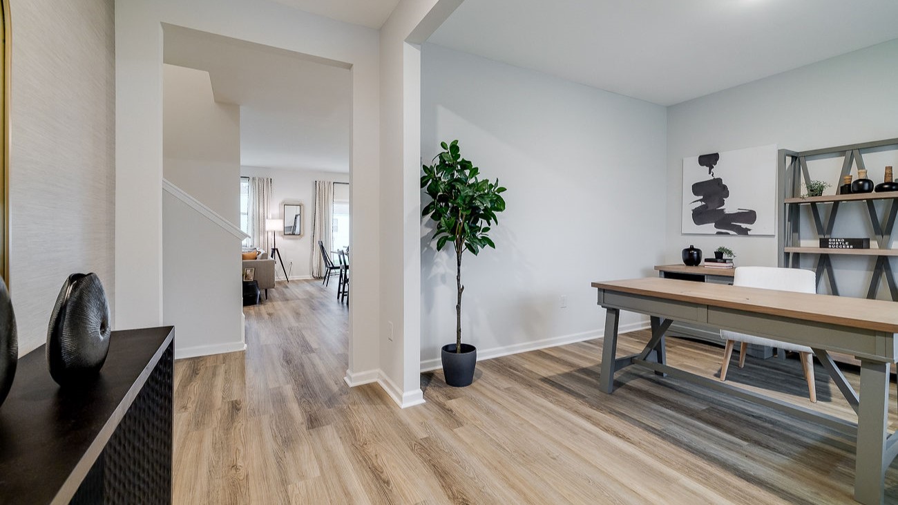 Flexible loft space in Hayden home perfect for work-from-home office or study area in DR Horton Stockyard community.”
