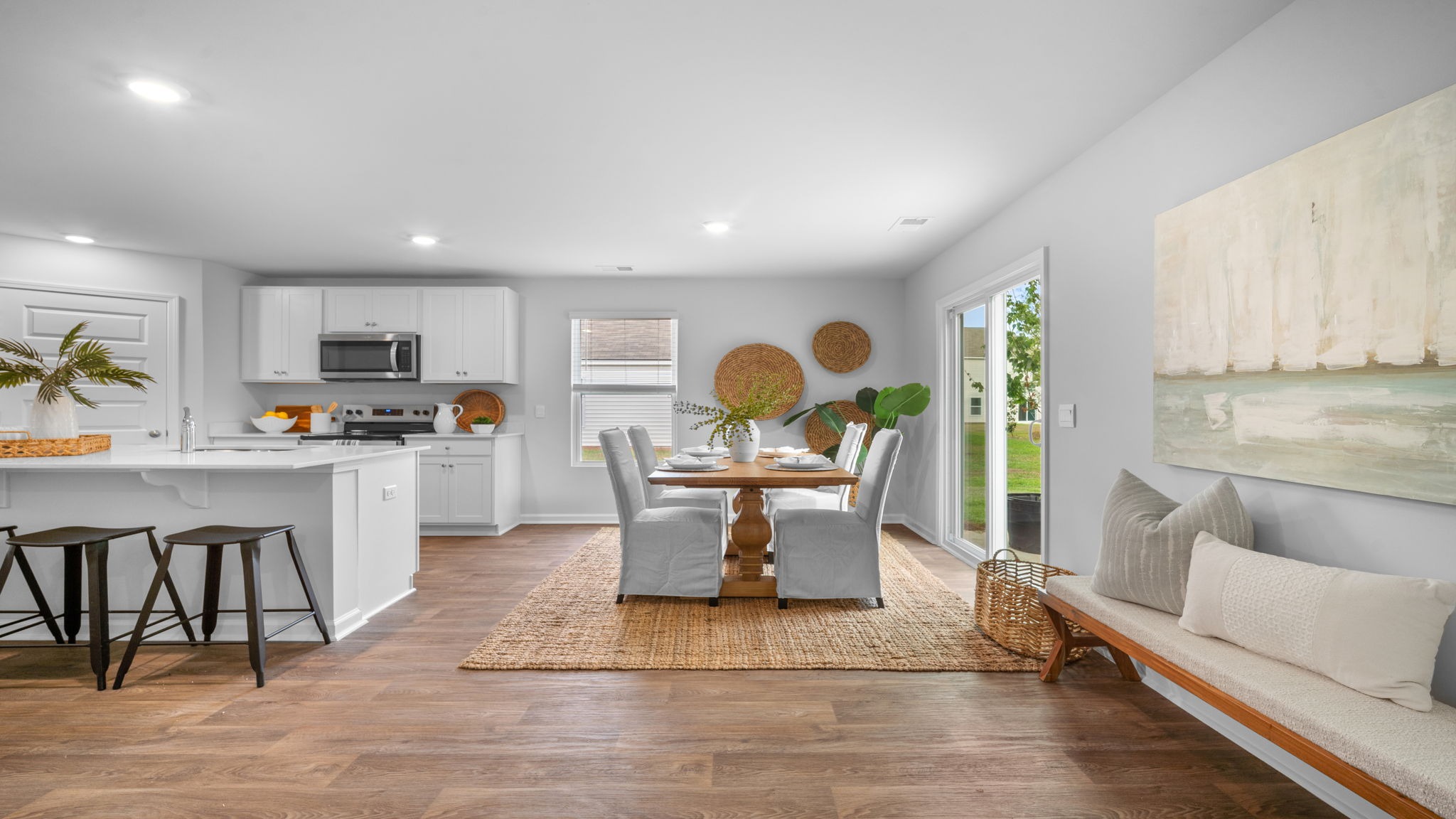 Dining and kitchen view