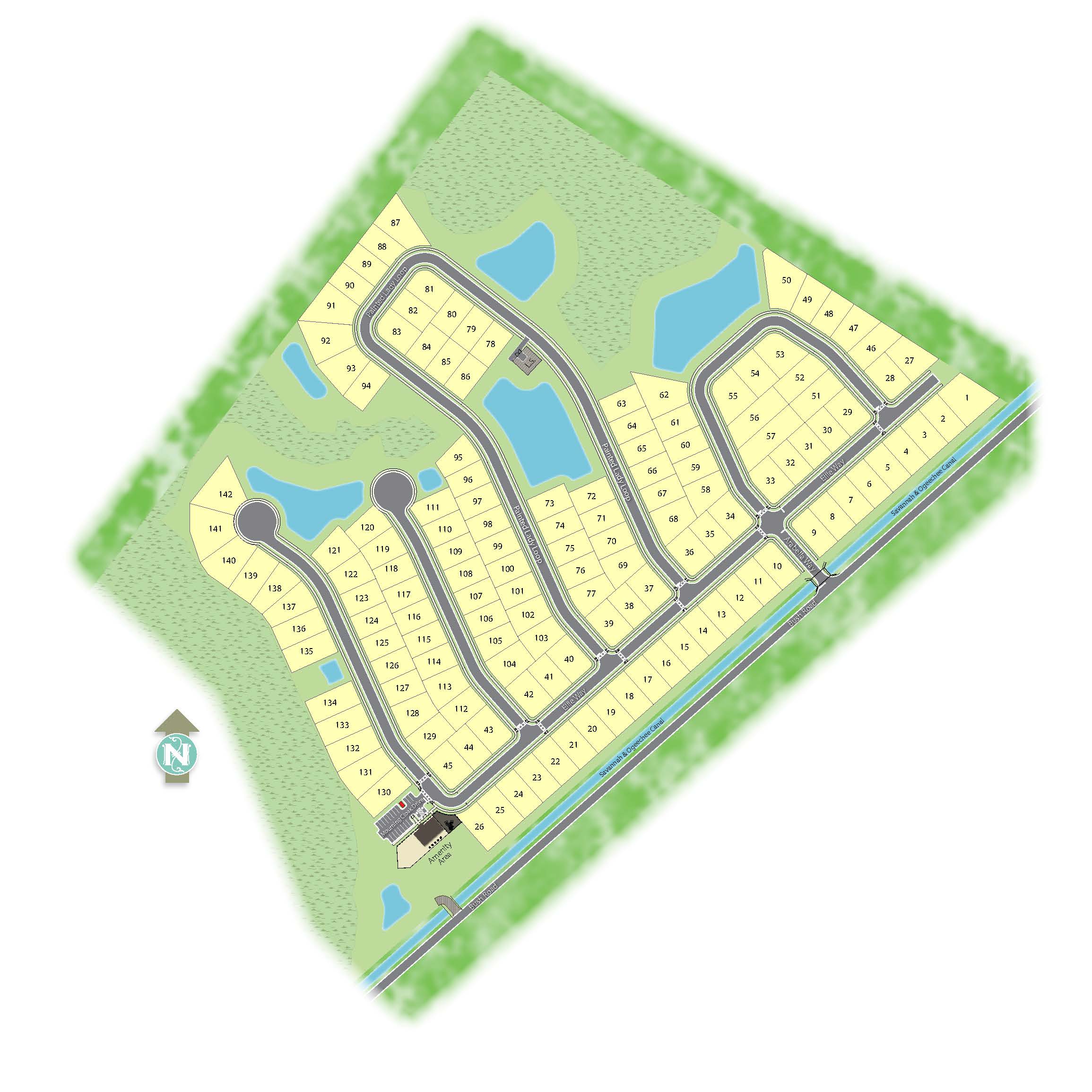Static Lot Map