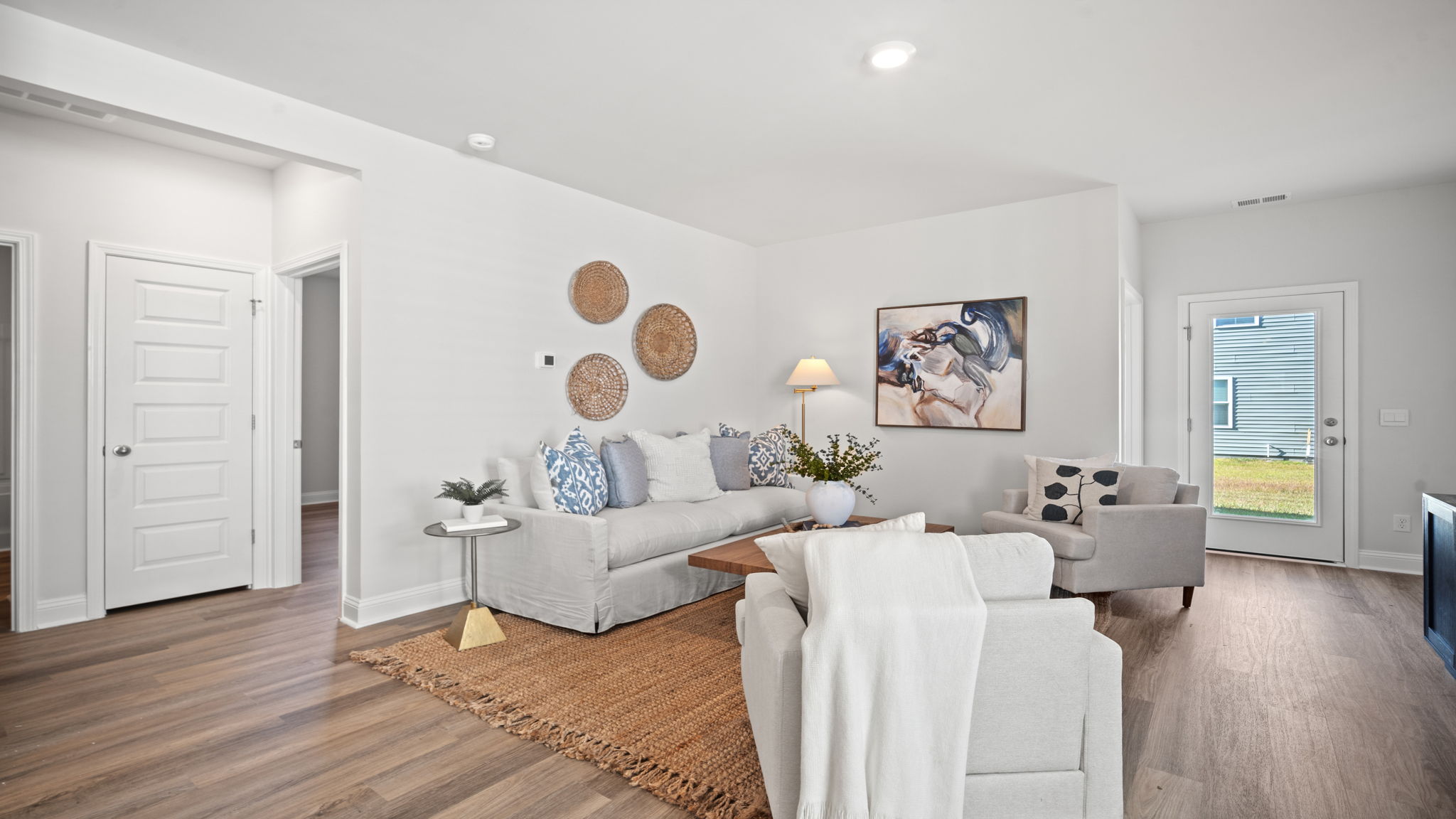 Comfortable gathering space designed for entertaining and everyday relaxation.