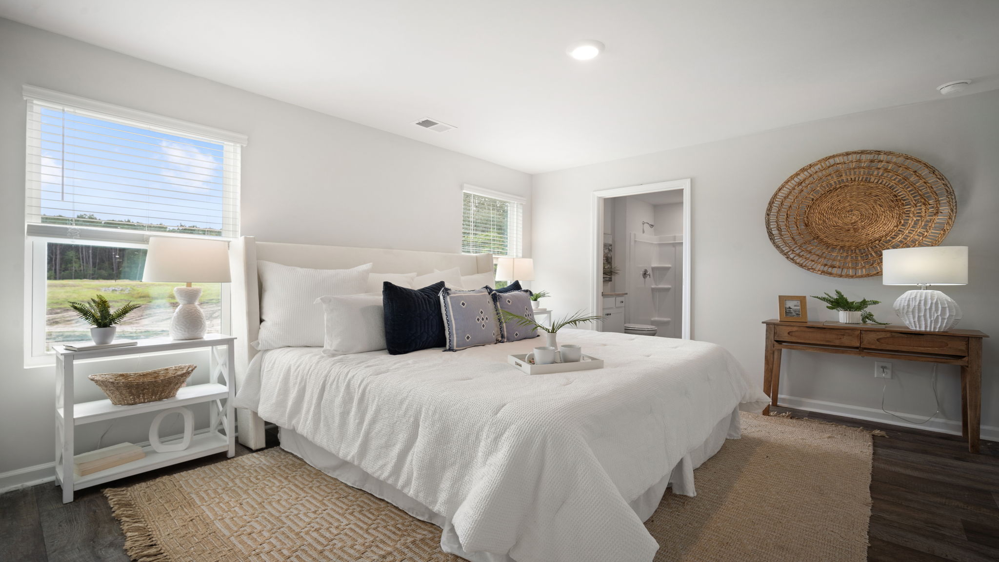 primary bedroom with window