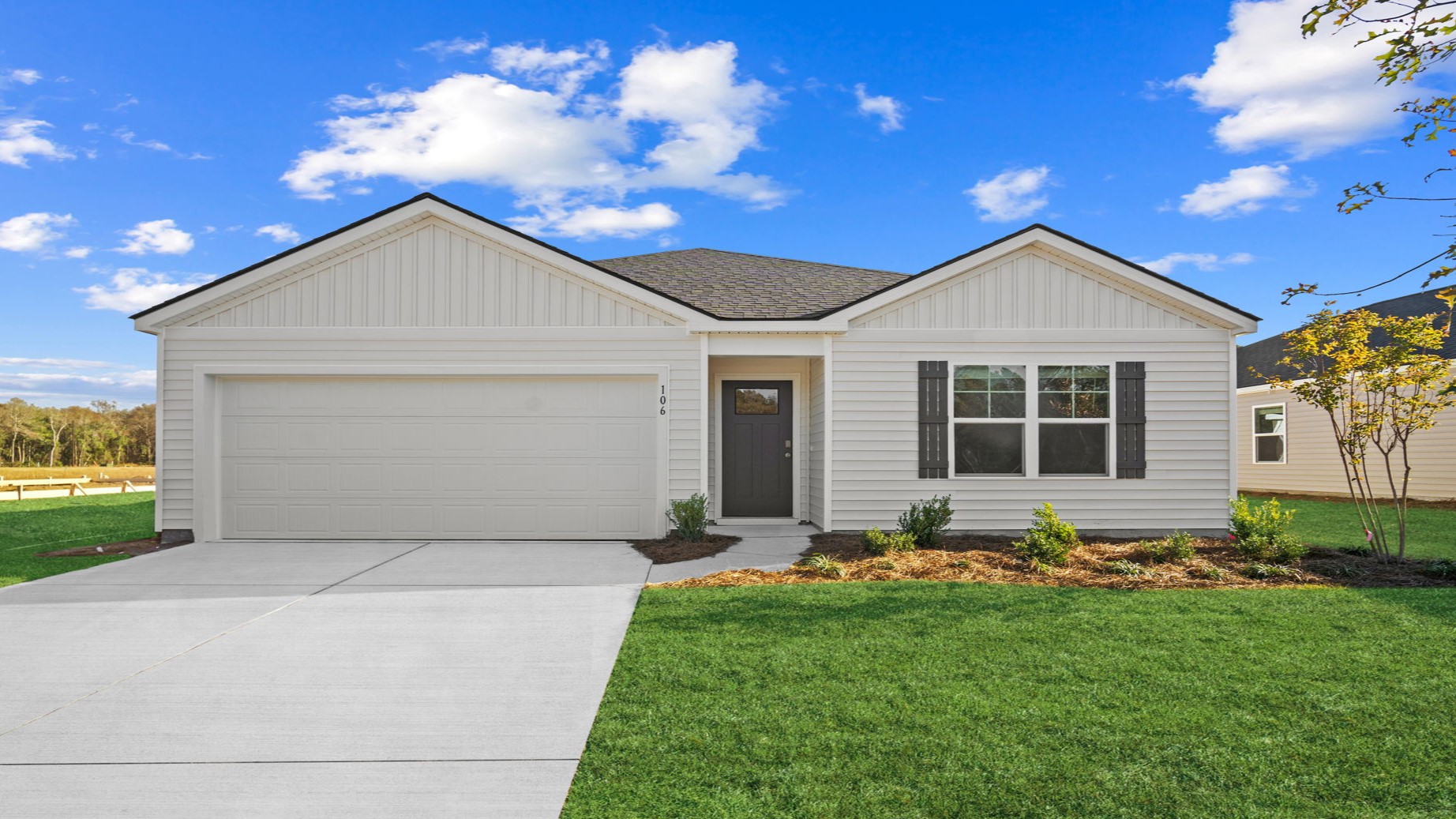 Freeport front of home elevation A