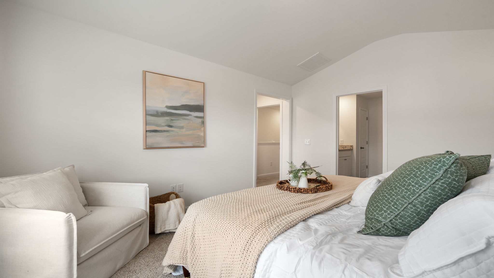 Primary suite with comfortable layout and modern finishes in the Denmark floor plan