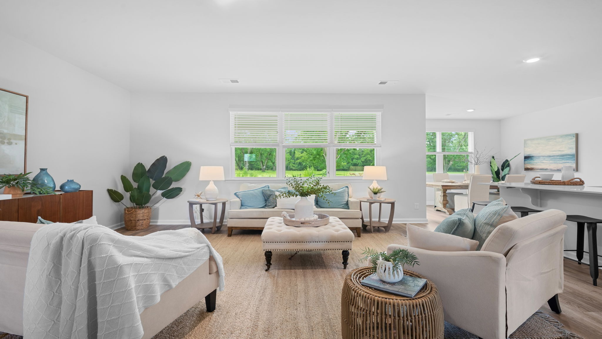Comfortable gathering space perfect for entertaining and everyday relaxation.