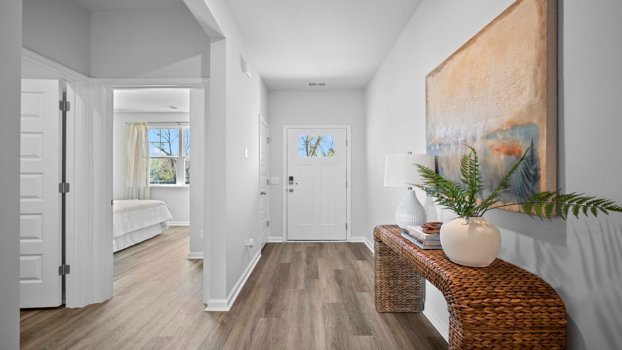 Welcoming entryway in the Cali floor plan at Fernhill Farms