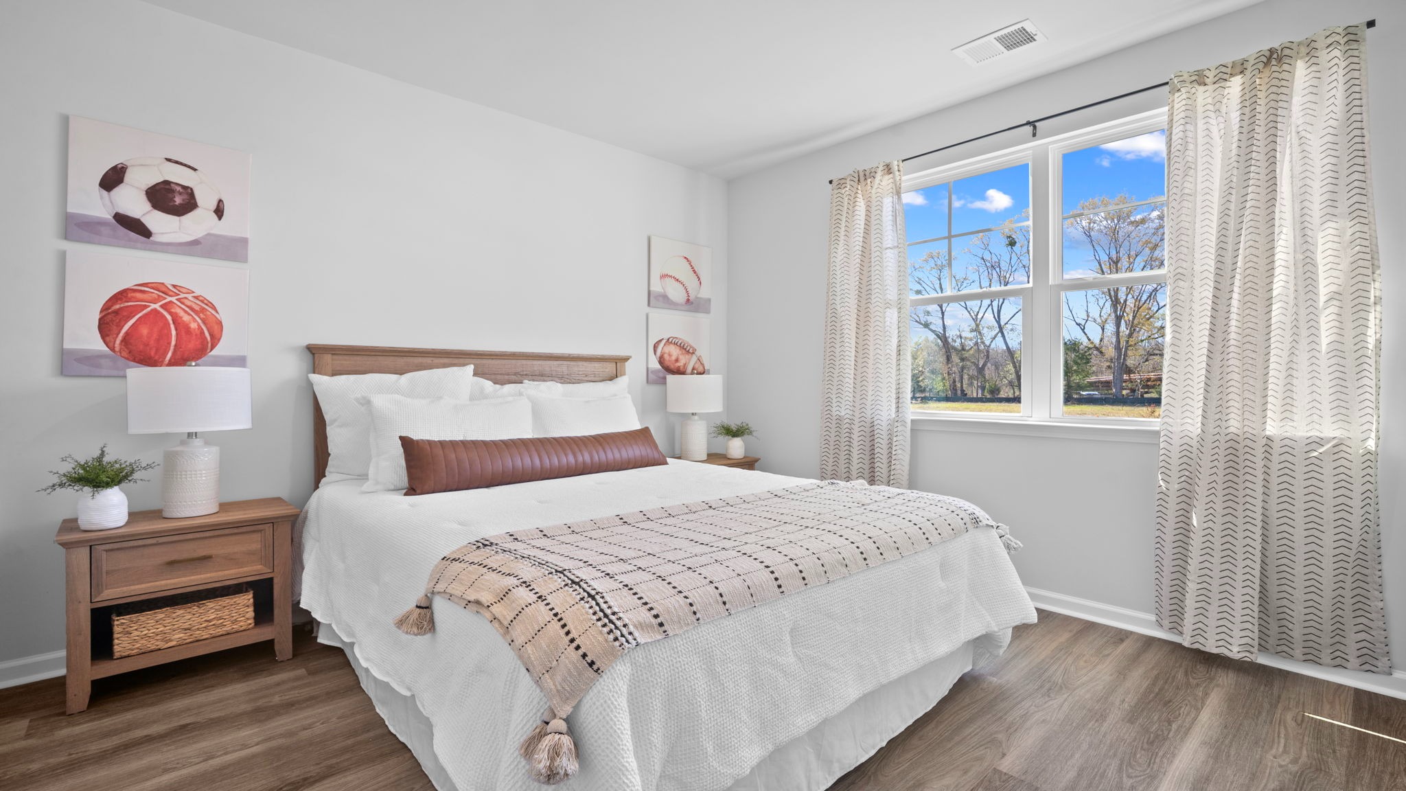 Secondary bedroom in the Cali floor plan at Fernhill Farms