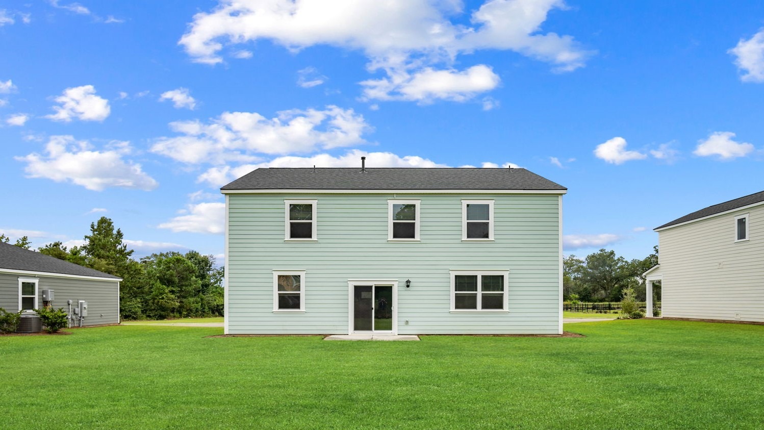 Rear exterior of home