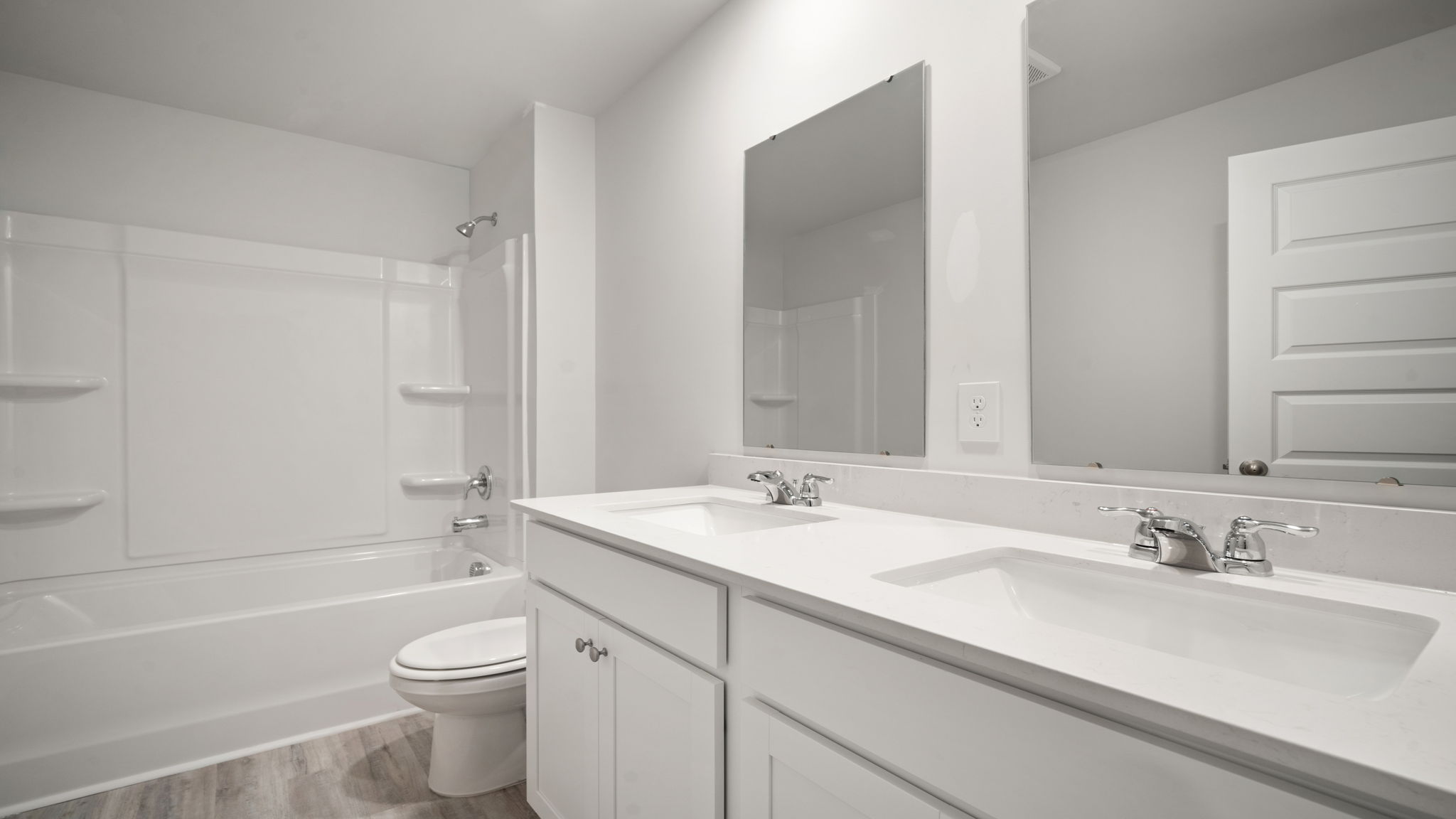 Beautiful guest bathroom with elegant spa like features