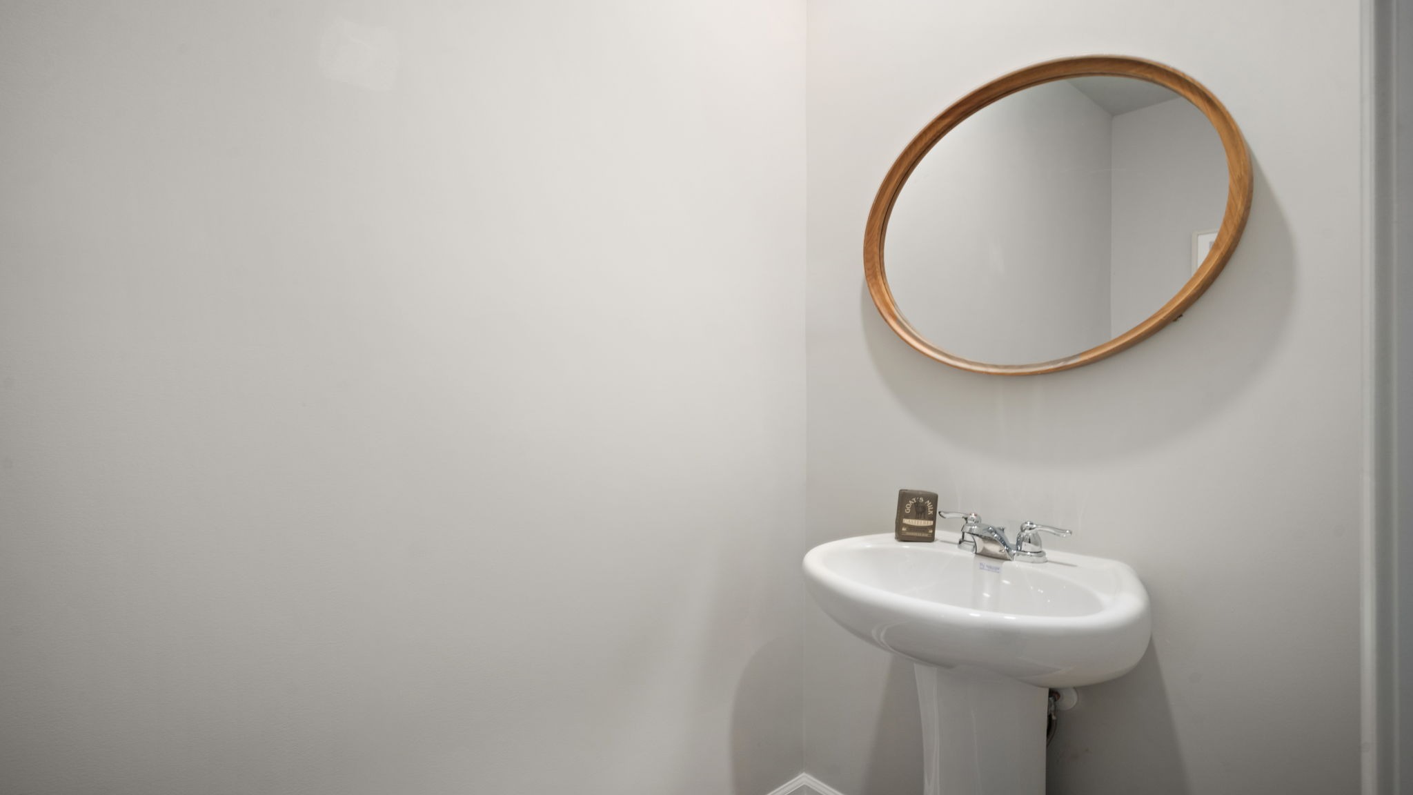 Stylish guest bathroom featuring contemporary fixtures, modern finishes, and convenient access for visitors and family members.