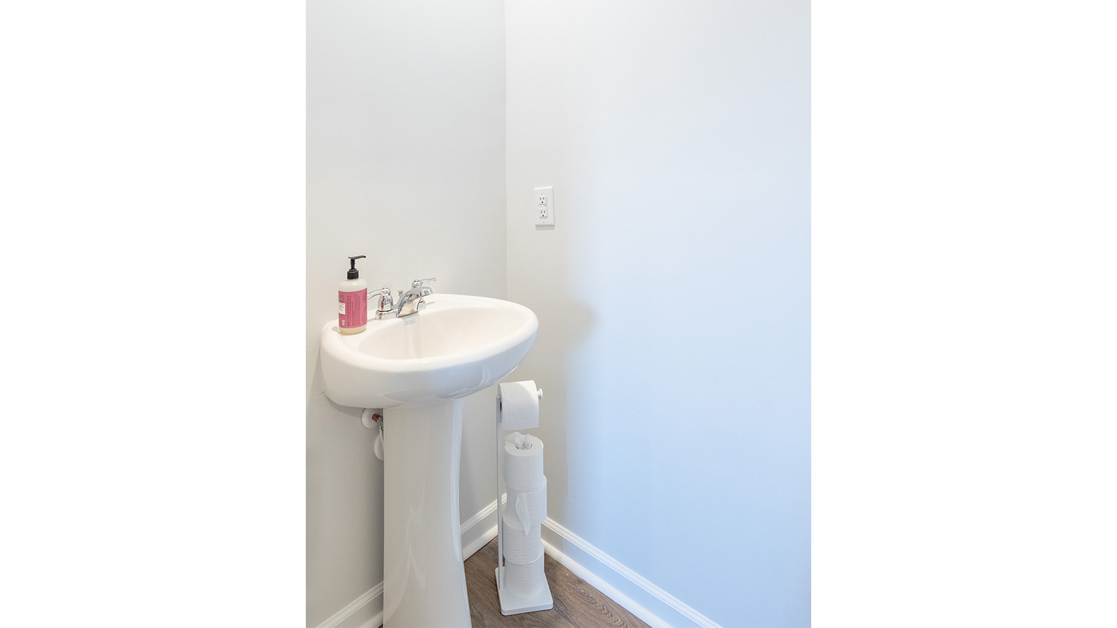 Well-appointed guest bathroom in the Duncan floorplan featuring modern fixtures, vanity storage, durable finishes, and convenient access for residents and visitors.