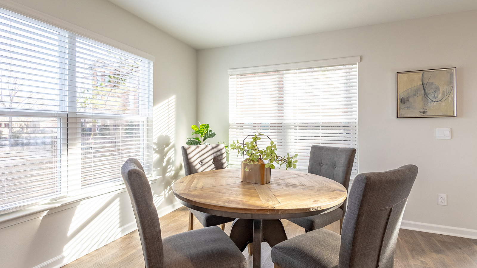 Dining area in the Duncan floorplan by D.R. Horton at The Towns at Blue Jay featuring an open layout, natural light, and easy access to the kitchen and living room for seamless entertaining.