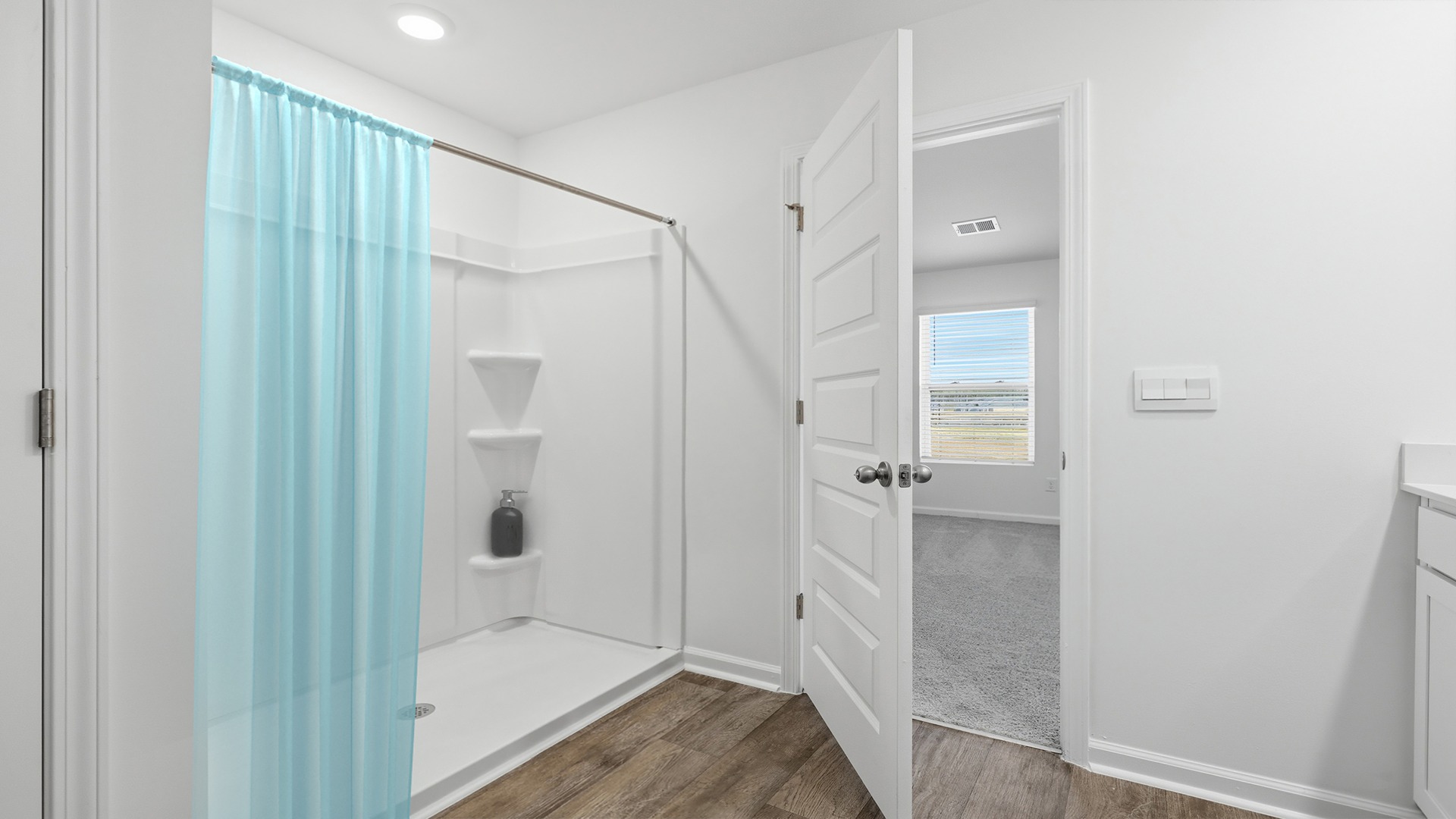 primary bath with walk in shower