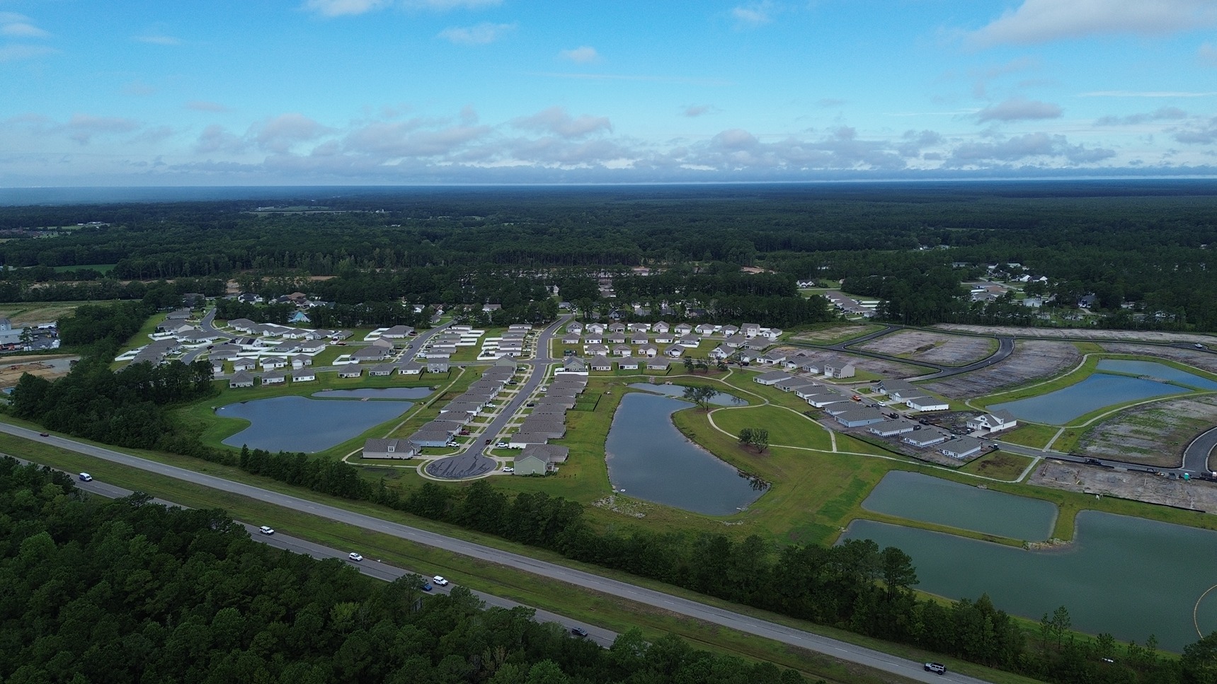 Aerial of community