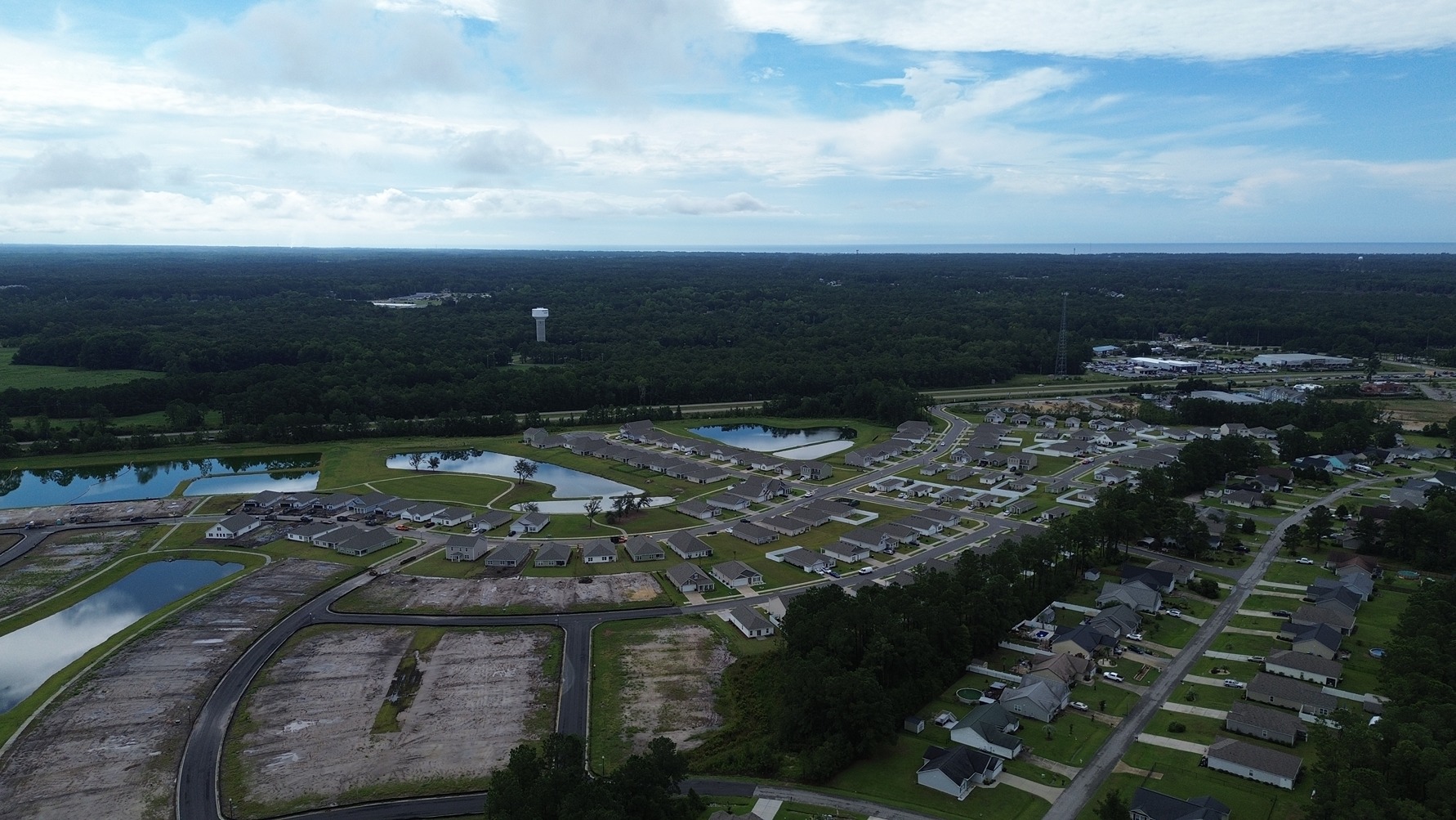 Aerial of community