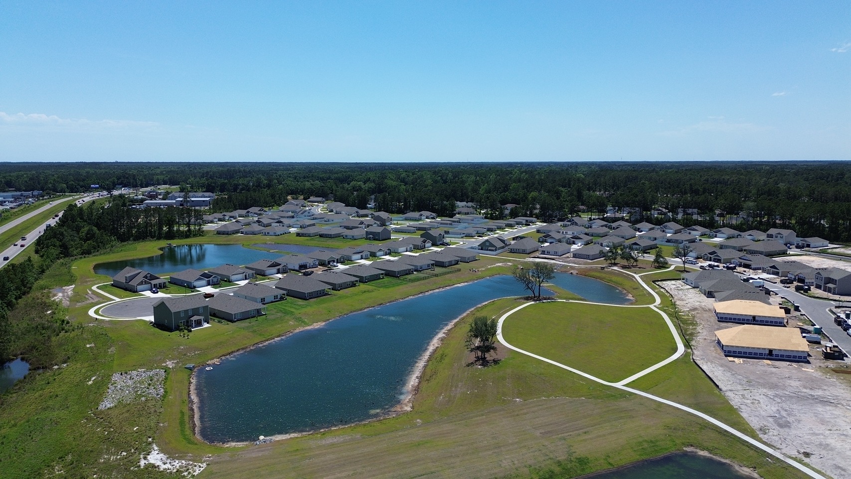Aerial of Meadows at Wildwood Village