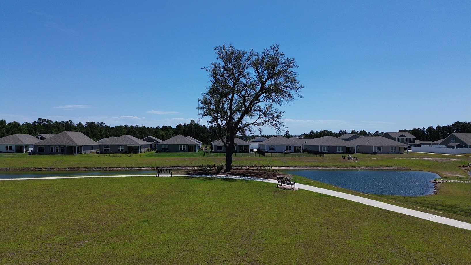 Aerial of Meadows at Wildwood Village