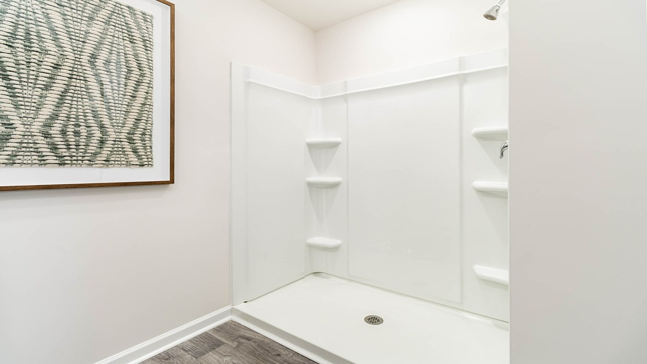 primary bath with walk-in shower