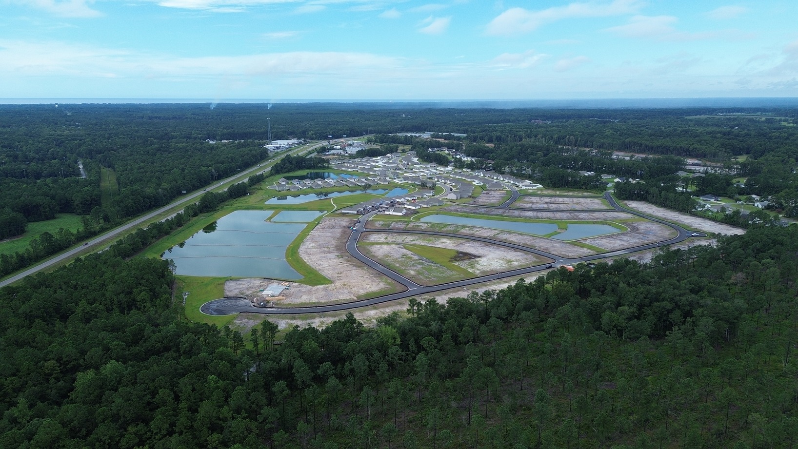 Aerial of community