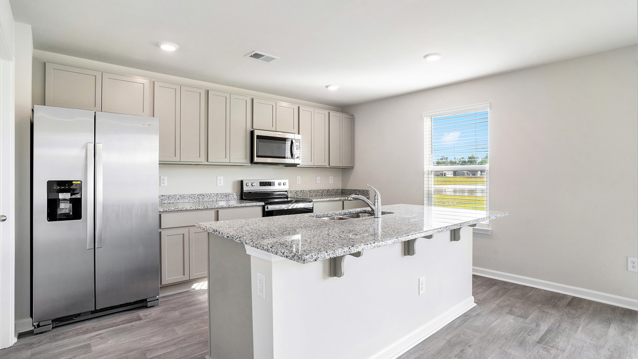 kitchen with granite counters
