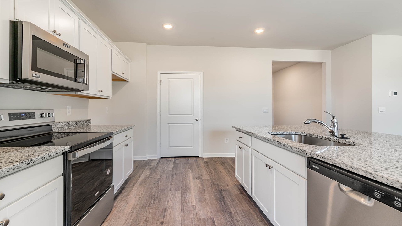 kitchen with granite counters