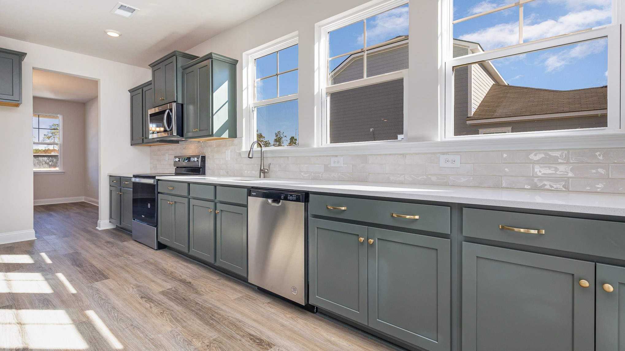 Forrester kitchen with cabinets