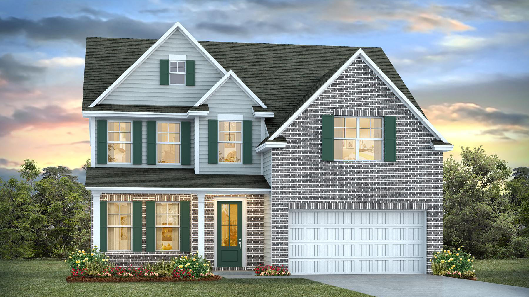 Forrester Rendering with vinyl siding