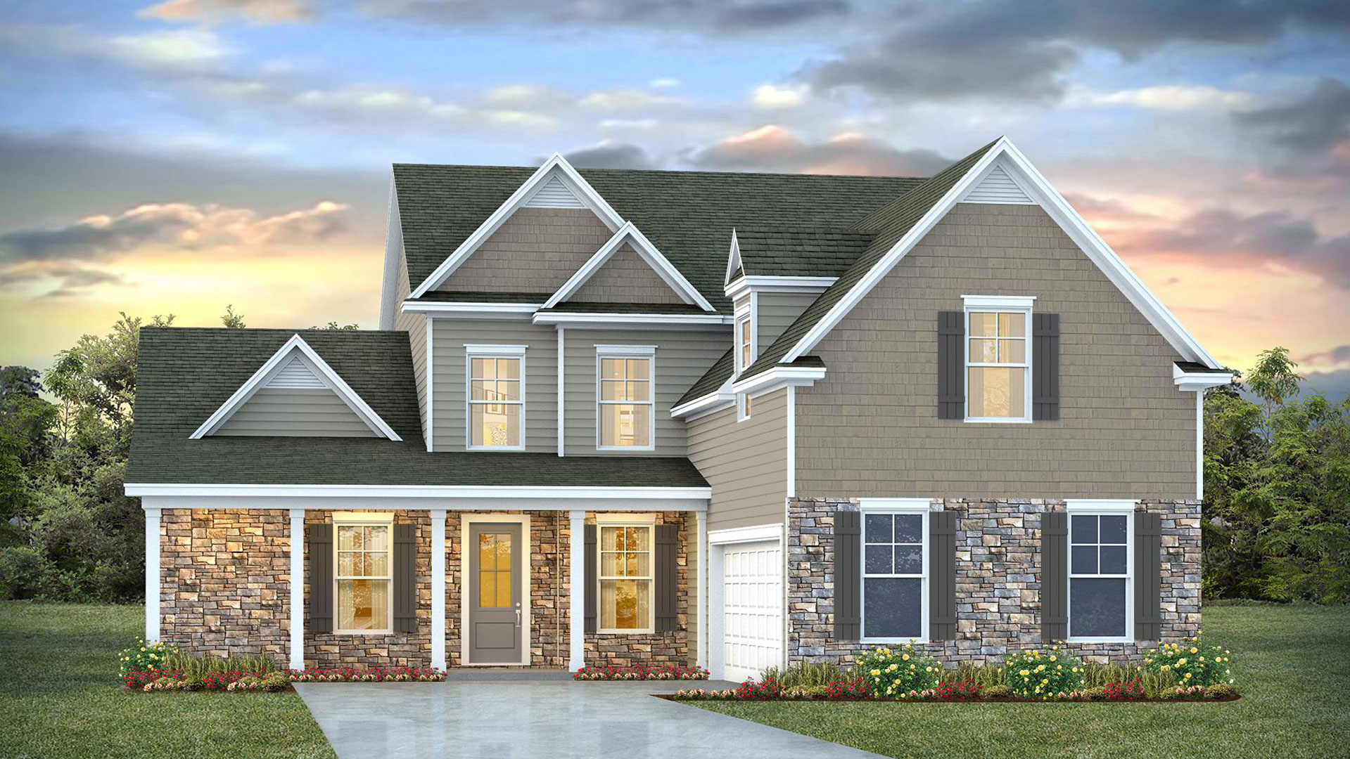 two story home