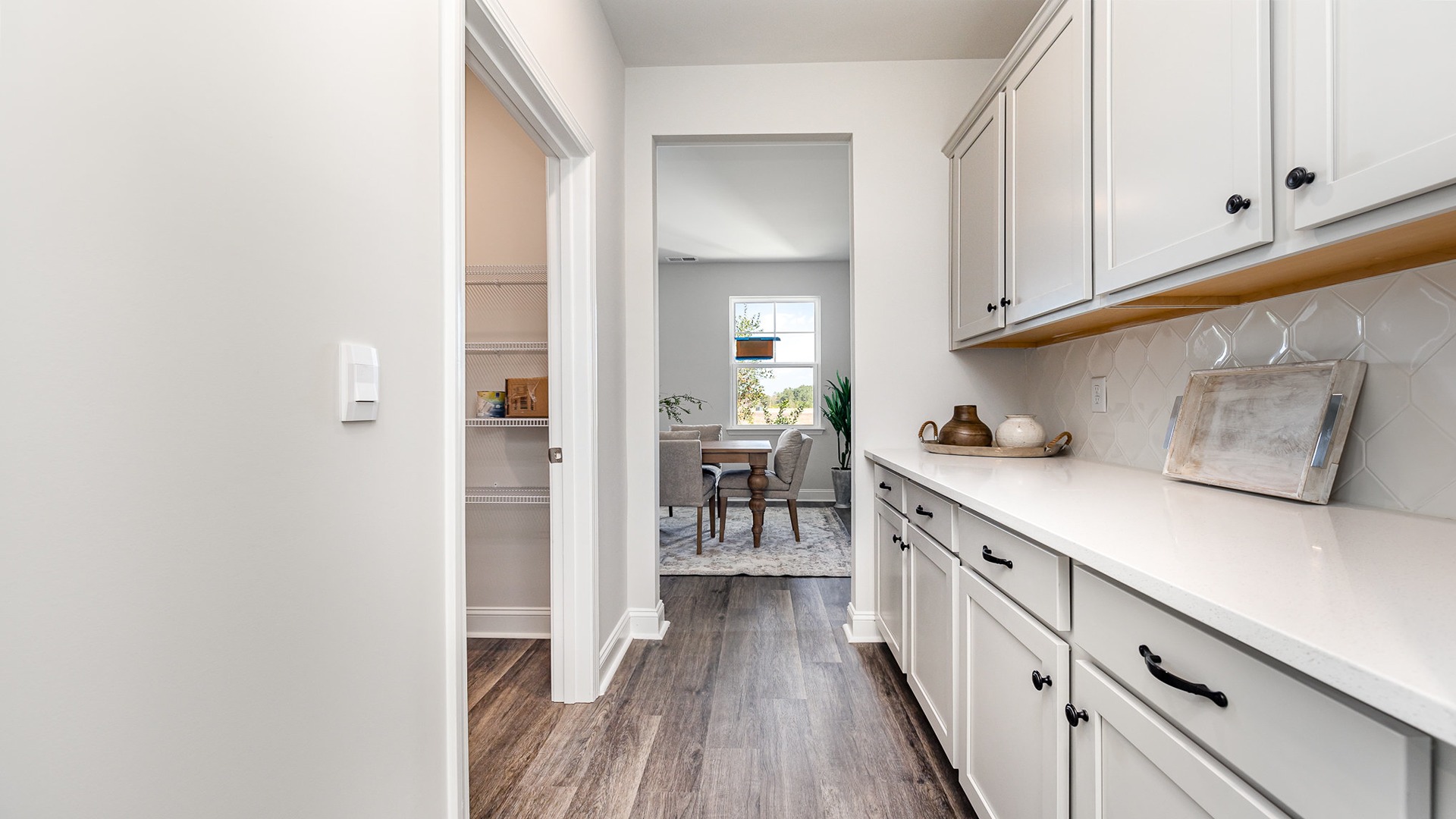 kitchen with butlers pantry