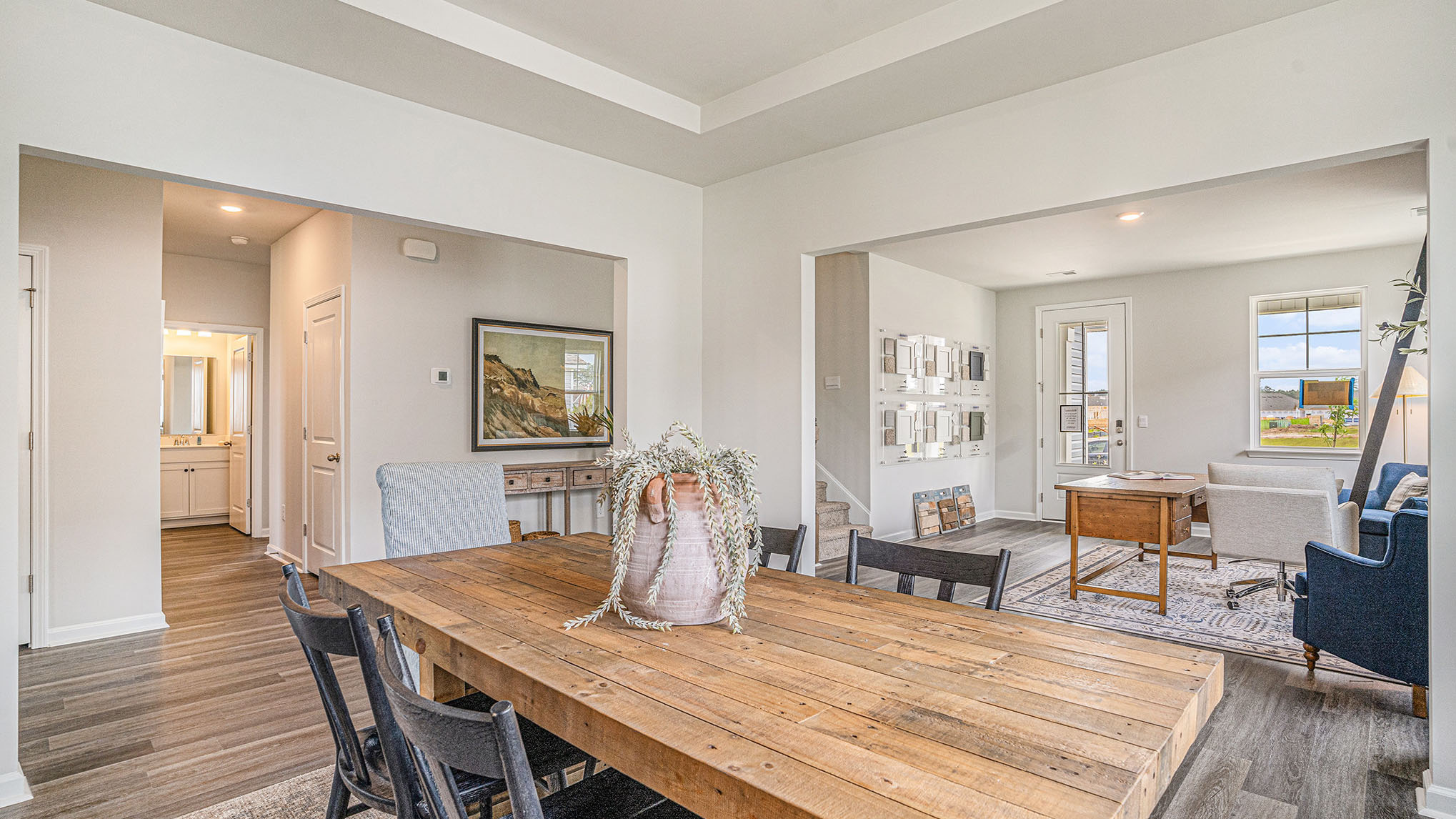 dining room with table