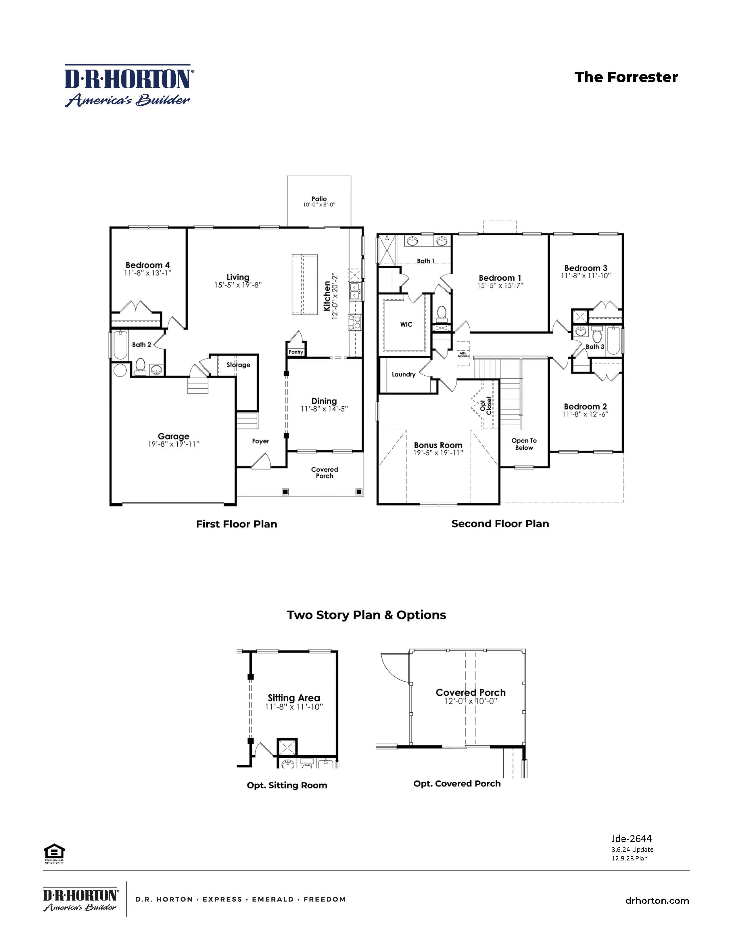 Forrester floorplan