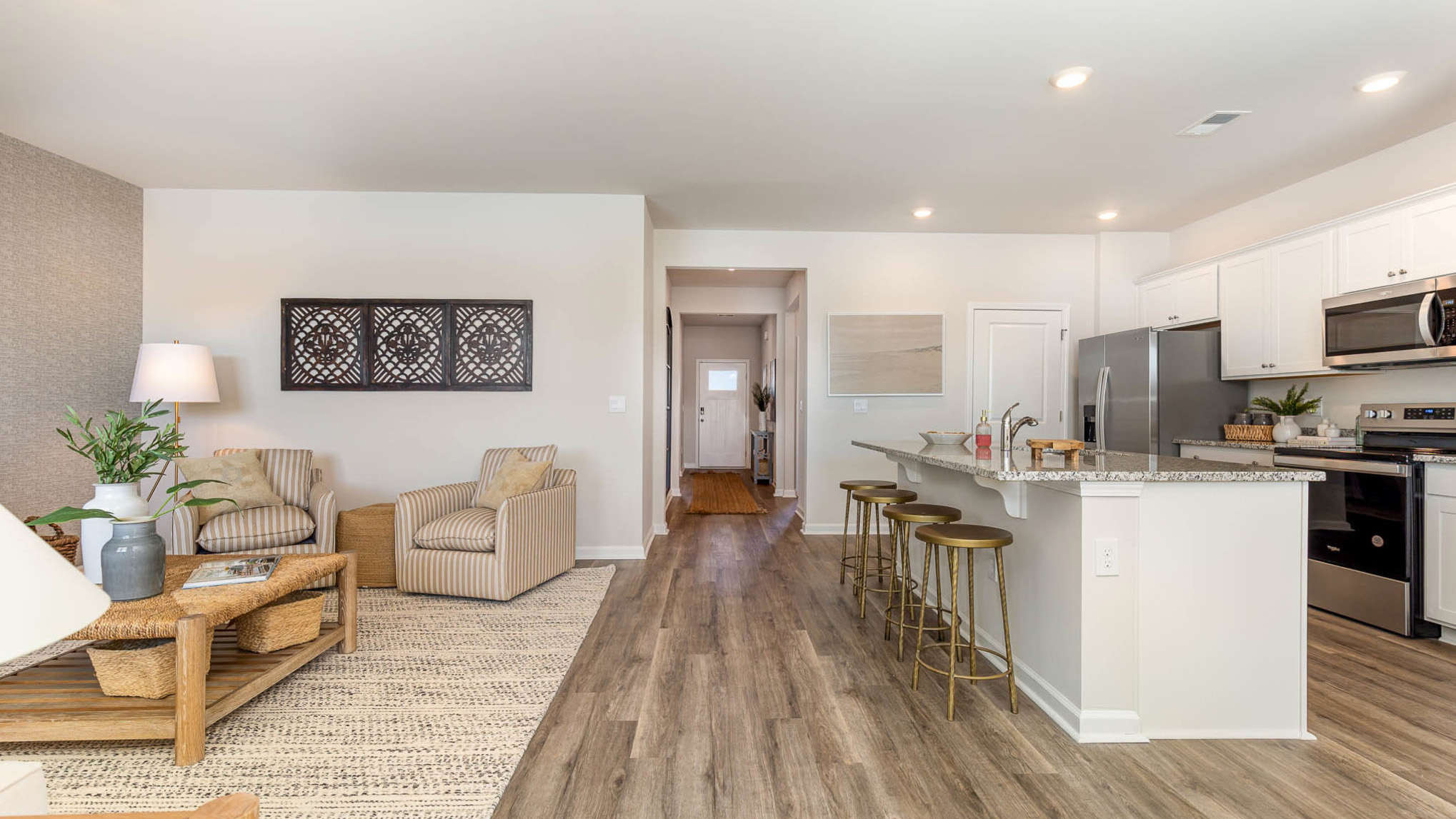 kitchen with granite counters