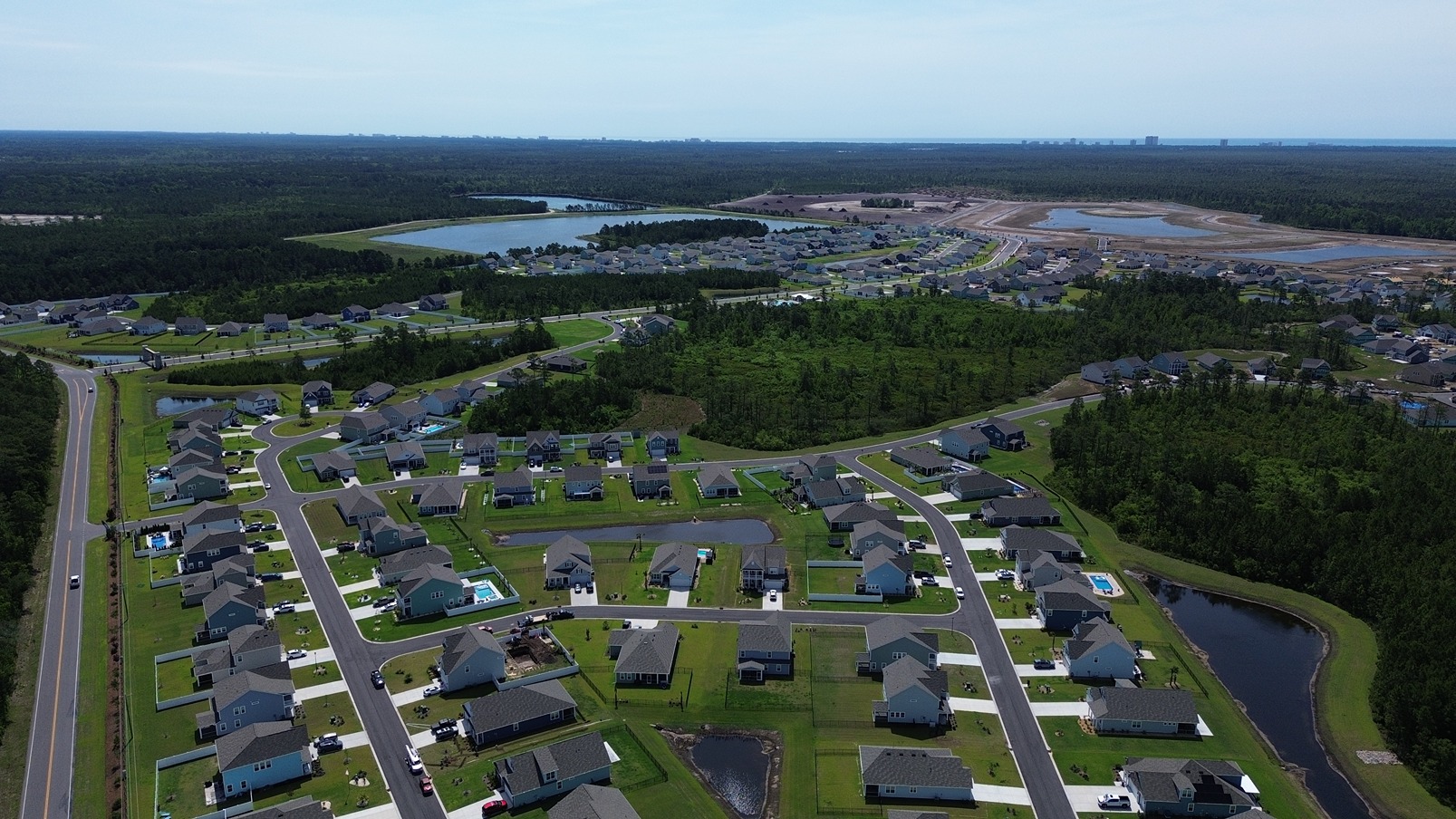 Aerial Of Community