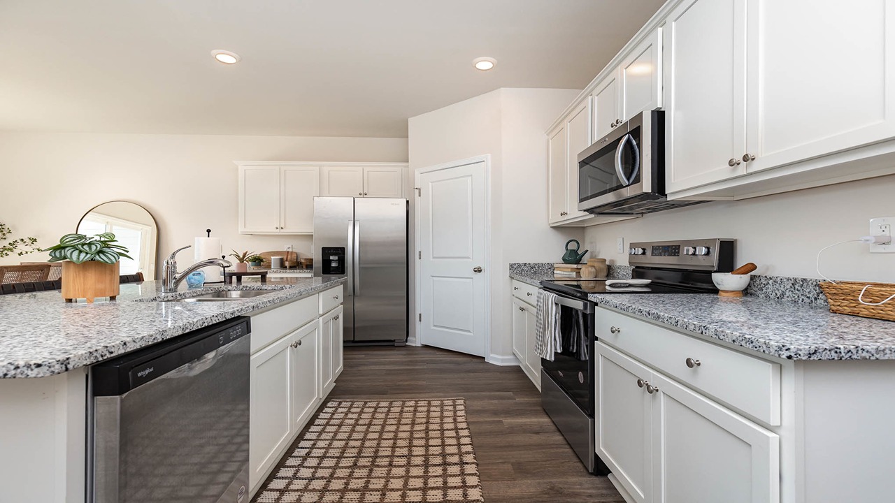kitchen with granite counters