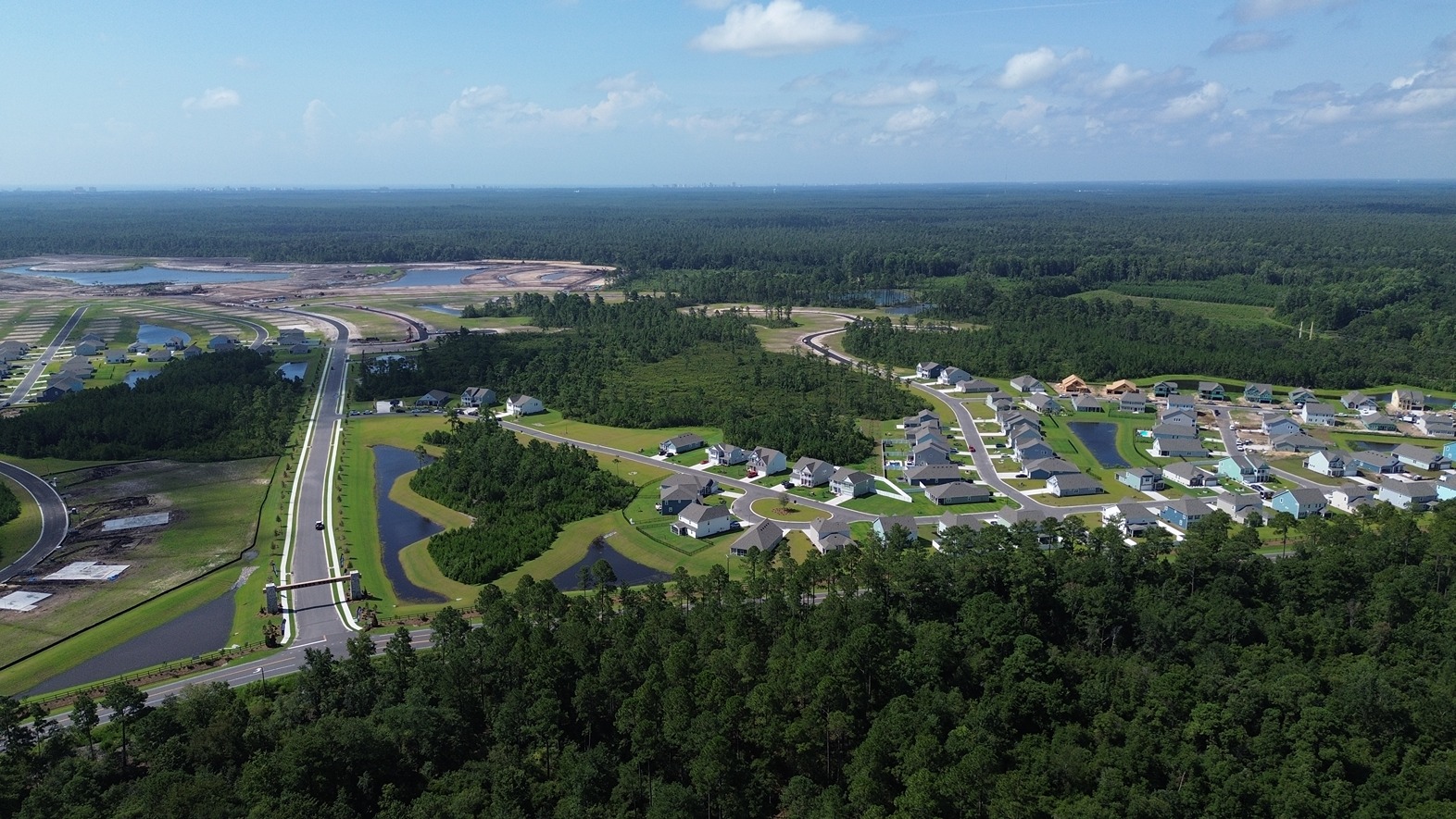 Auberon Woods aerial
