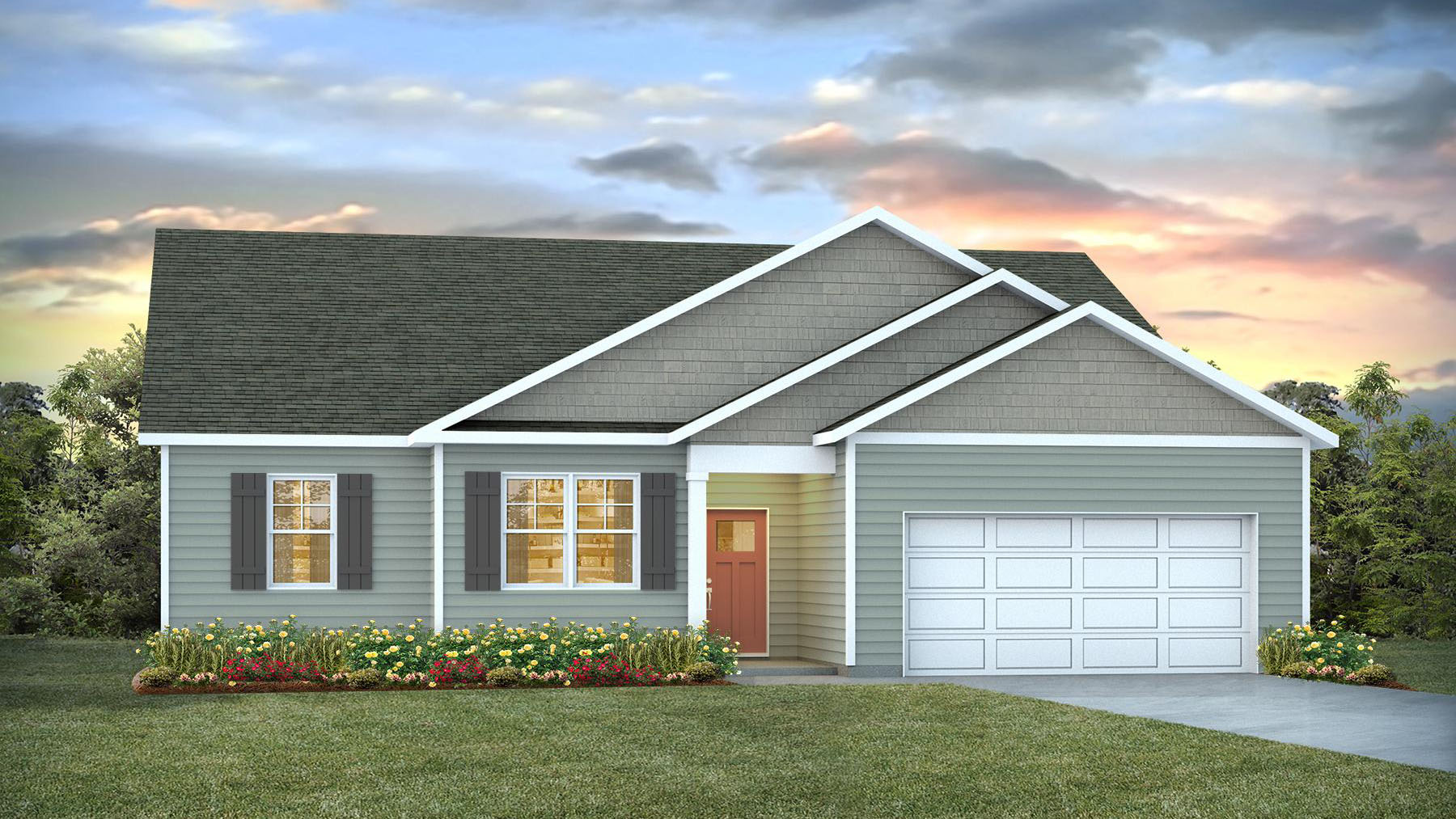 single story home
