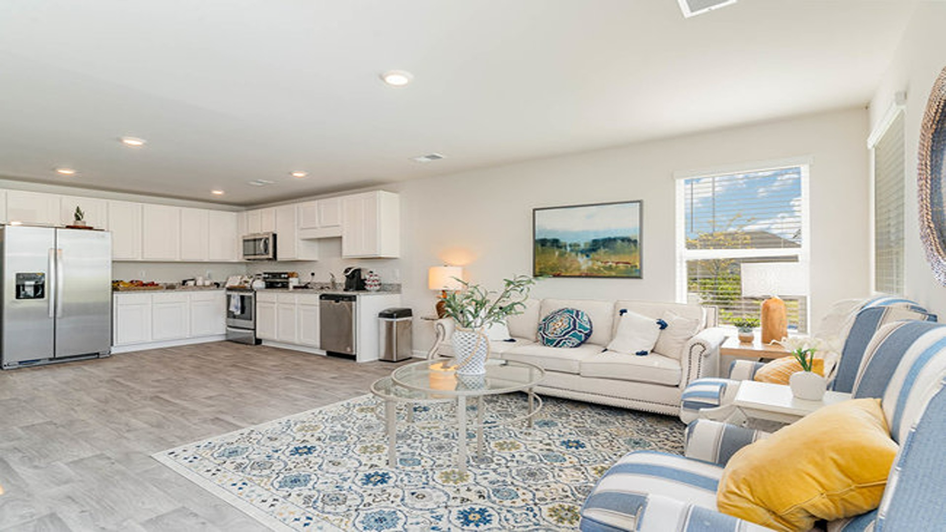 living room with ample space