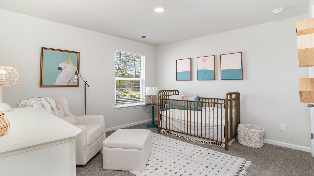 nursery with ample lighting