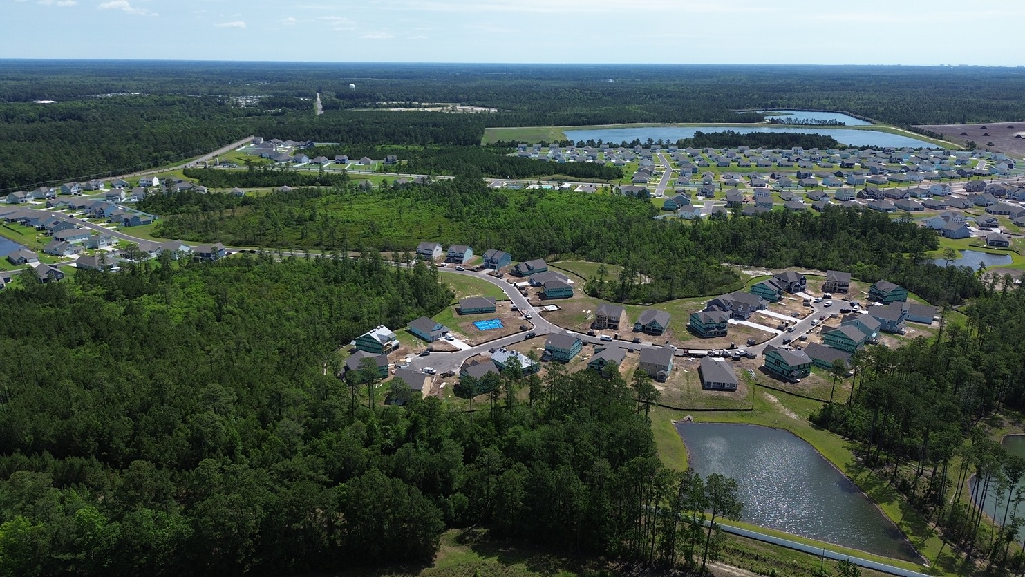 Aerial Of Community